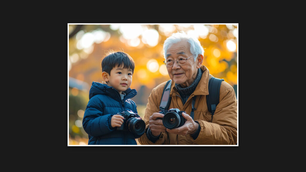 メモリアルムービー – 浮遊カード（写真30枚）