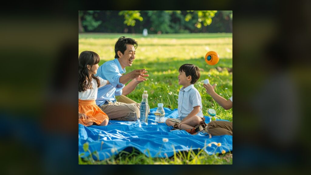 メモリアルムービー - ブラー背景＋スクエア（写真30枚）